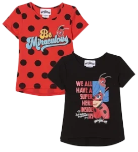 Miraculous Bentex Ladybug 2 pack tees 1